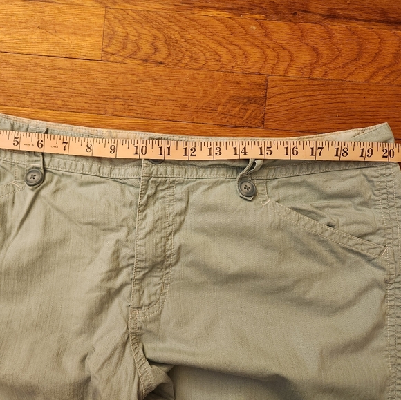 Eddie Bauer Women's Light Blue Turquoise Cargo Pants 100% Cotton Size 18 Tall - Picture 6 of 16